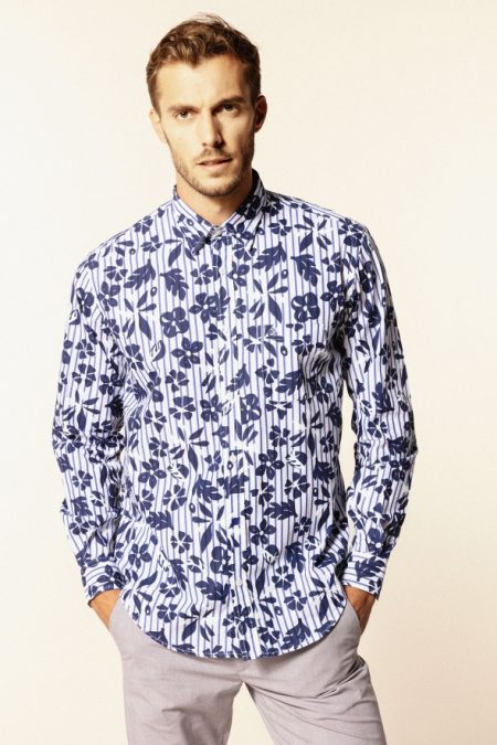Chemises manches longues Serge Blanco CHL2260A17653SB