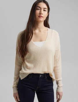 Pull col V Esprit