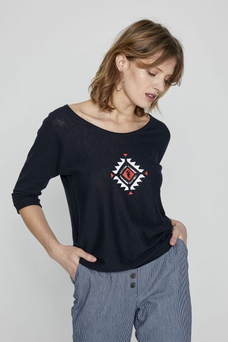Pull manche 3/4 Diplodocus