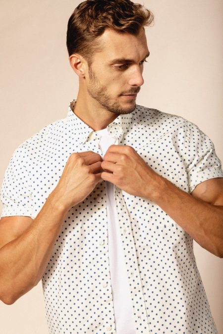 Chemise manches courtes Serge Blanco