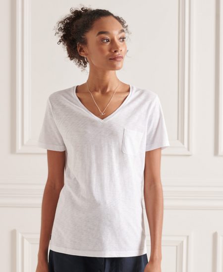 Tee-shirt col V Super Dry
