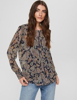 Blouse en mousseline Femme Esprit