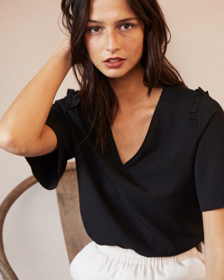 Blouse manches courtes Grace & Mila