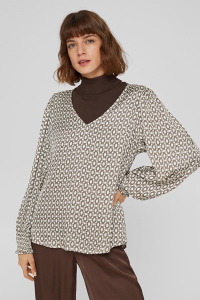 Blouse en satin Esprit