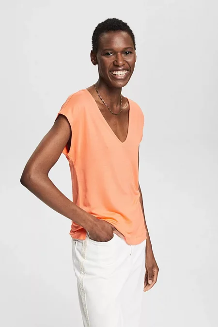 Tee-shirt col V Esprit