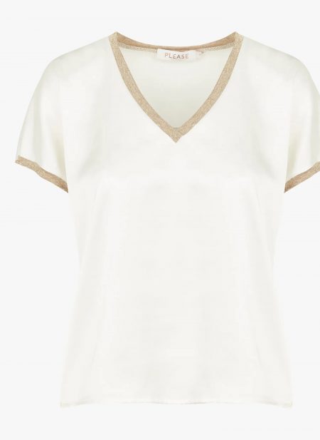 Tee-shirt col V Please