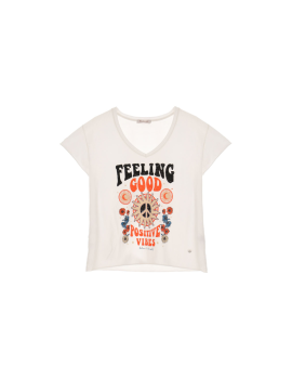 Tee-shirt col V Please